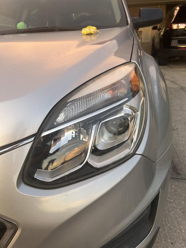 Clear restored headlight after Headlight Heroes service
